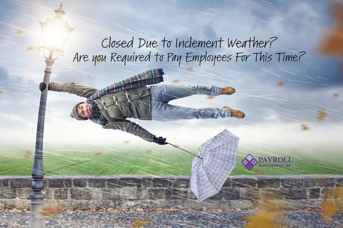 Inclement Weather Closed To Do