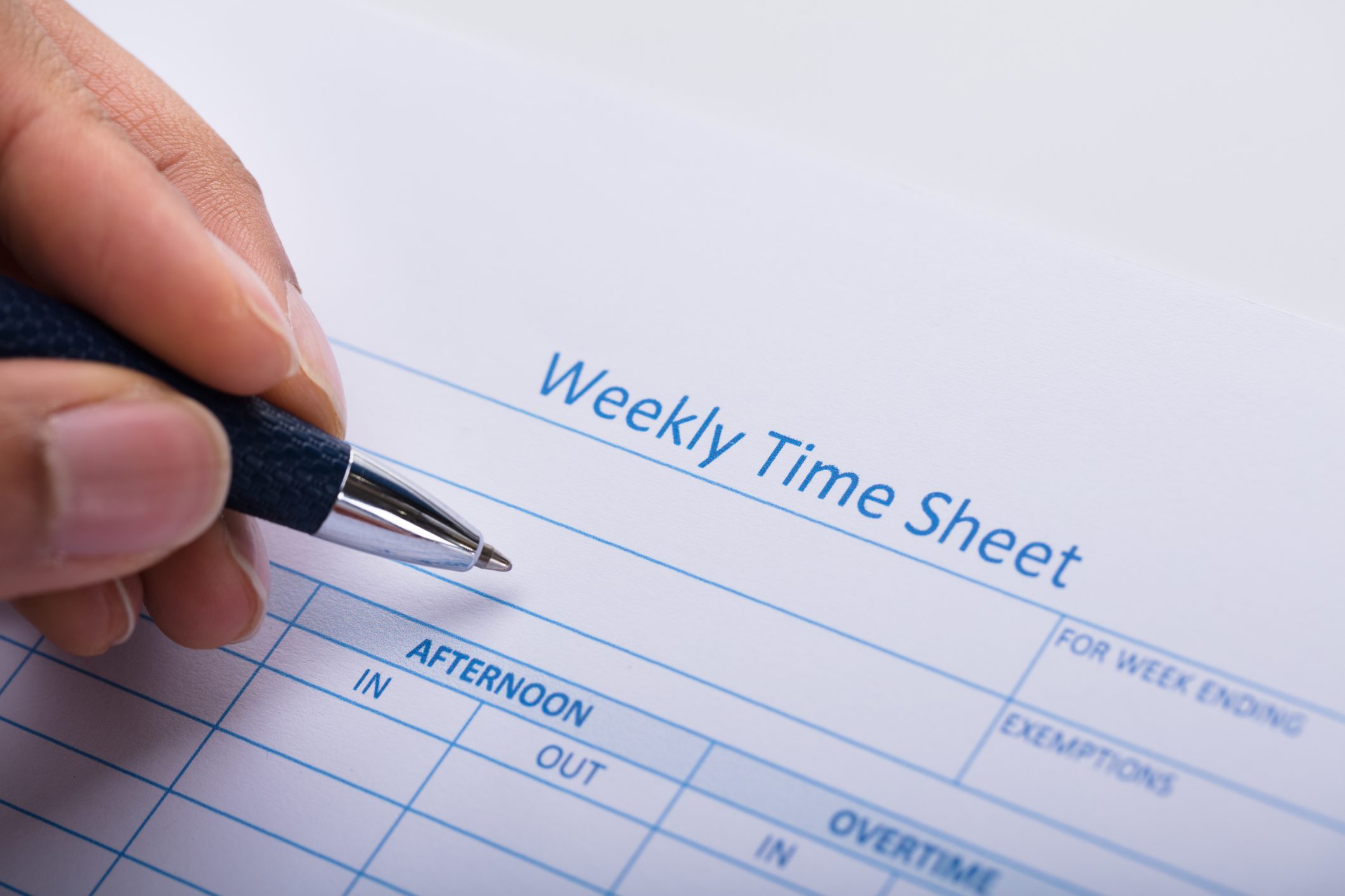 Can we require exempt, salaried employees to turn in time sheets